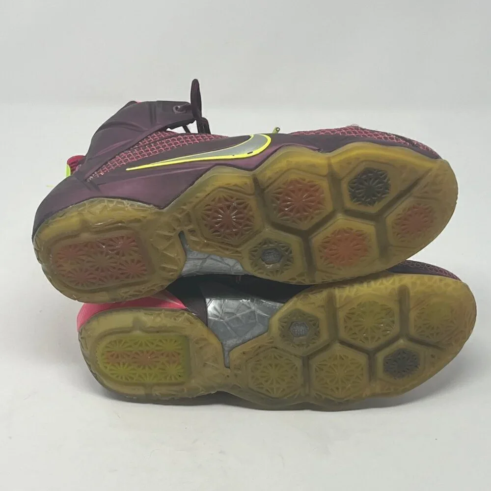 Nike LeBron 12 GS Instinct Basketball Shoes Youth Size 7Y Purple 685181
